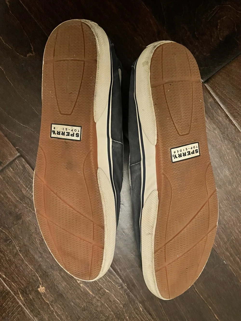 Classic Men's Navy Canvas Boat Shoes by Sperry Topsiders